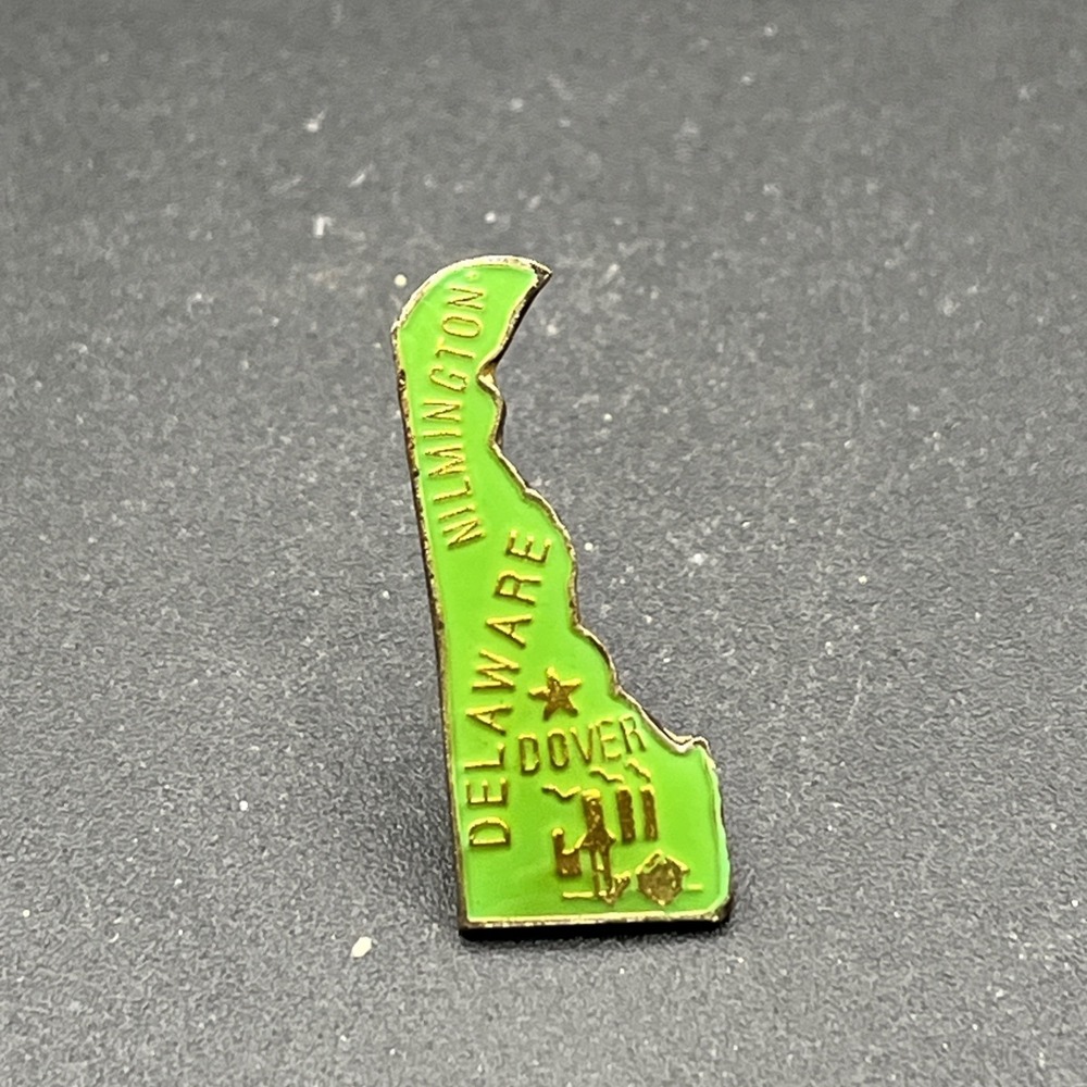 Delaware Dover State Outline United States Of America Lapel Hat Pin